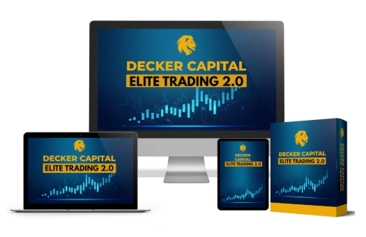 Produktansicht des externen Decker Capital Elite Trading 2.0 Kurses auf mehreren Geräten